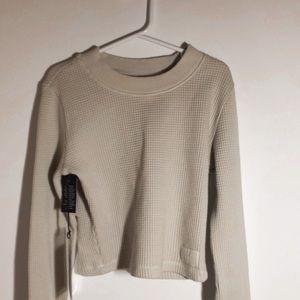 Golden by TNA waffle knit long sleeve